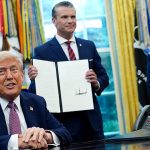 Donald Trump Pete Hegseth Executive Order Department Of War.jpg